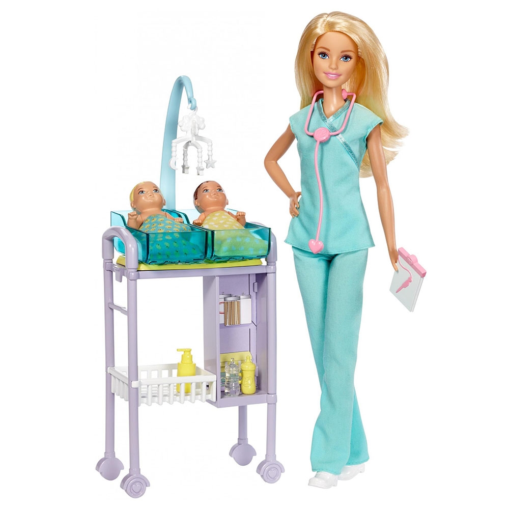 Barbie Ben Büyüyünce Meslek Bebekleri Bebek Doktoru Oyun Seti