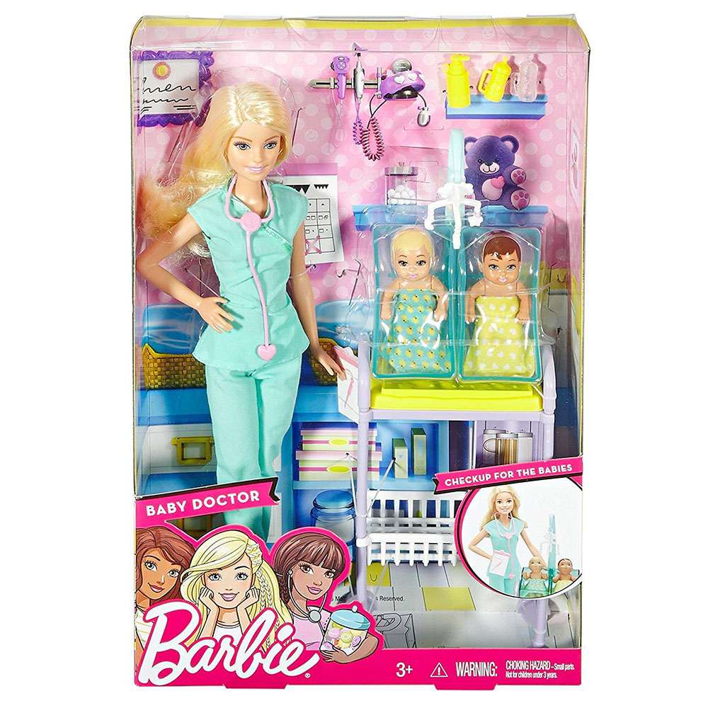 Barbie Ben Büyüyünce Meslek Bebekleri Bebek Doktoru Oyun Seti