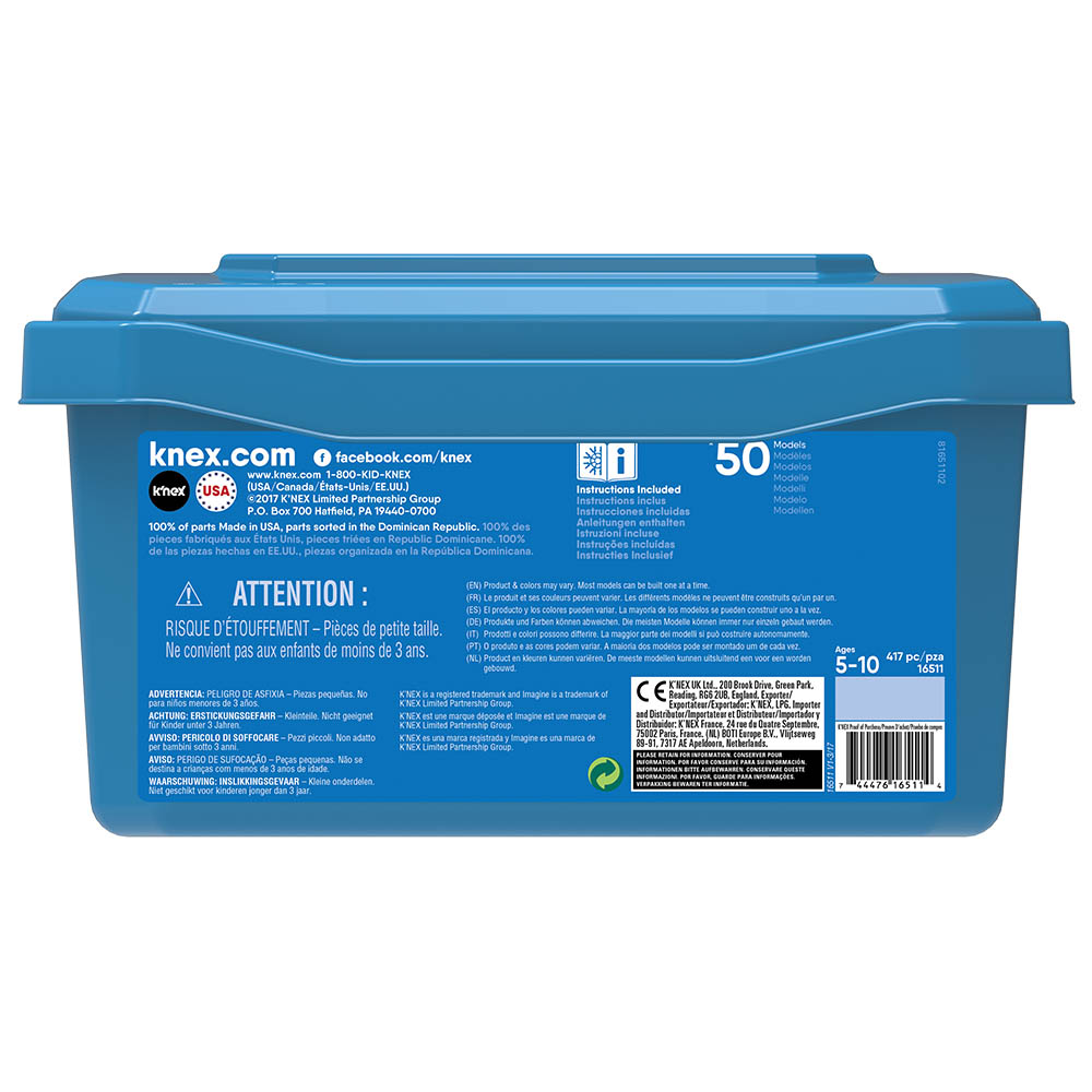 K'Nex Imagine 50 Farklı Model Set 16511