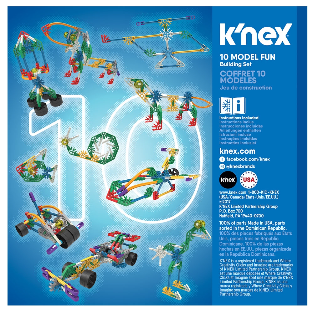 K'Nex Imagine 10 Farklı Model Set 17009