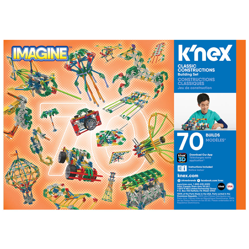 K'Nex Imagine 70 Farklı Model Set 17435