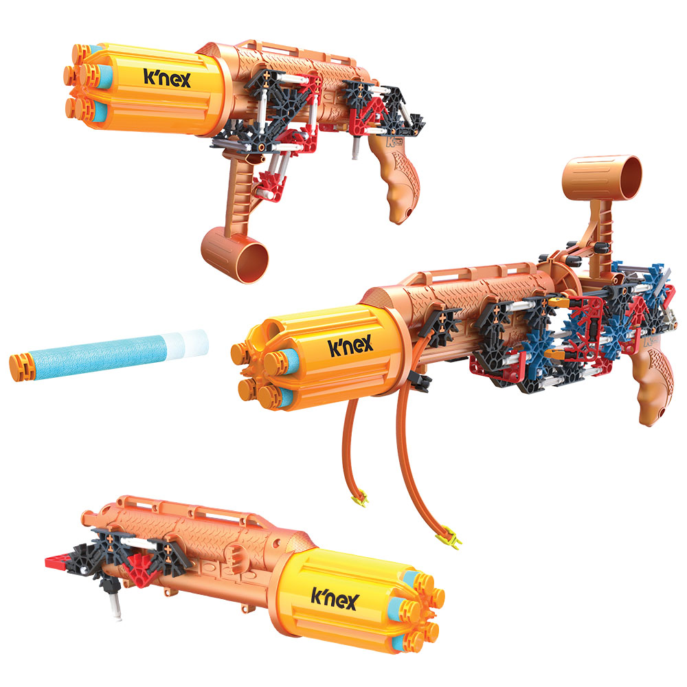 K'Nex K-Force Sabertooth Rotoshot Blaster Building Set 47024