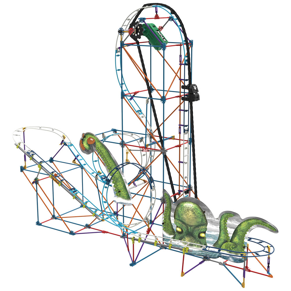 K'Nex Krakens Revenge Roller Coaster 17616 (Motorlu)