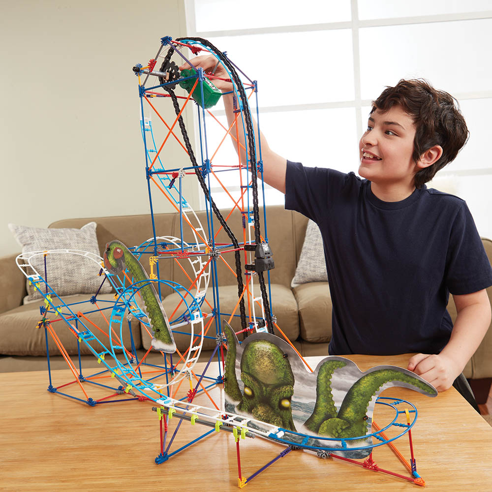 K'Nex Krakens Revenge Roller Coaster 17616 (Motorlu)