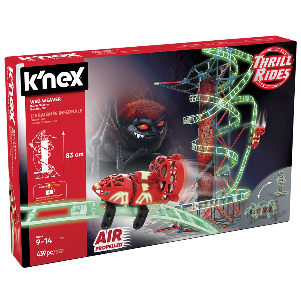 K'Nex Web Weaver Roller Coaster Set 45717 (Motorlu)