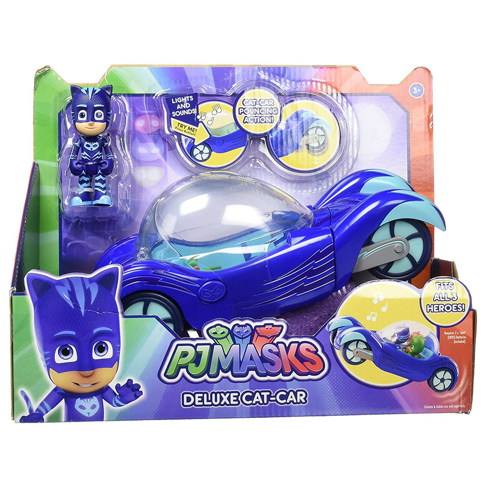 PJ Maskeliler Cat Boy Delüks Figür ve Araç Set