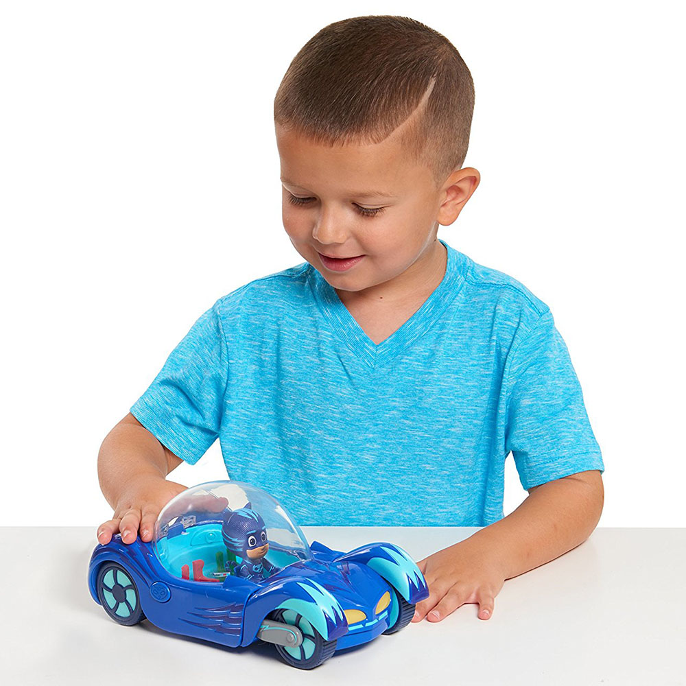 PJ Maskeliler Cat Boy Delüks Figür ve Araç Set