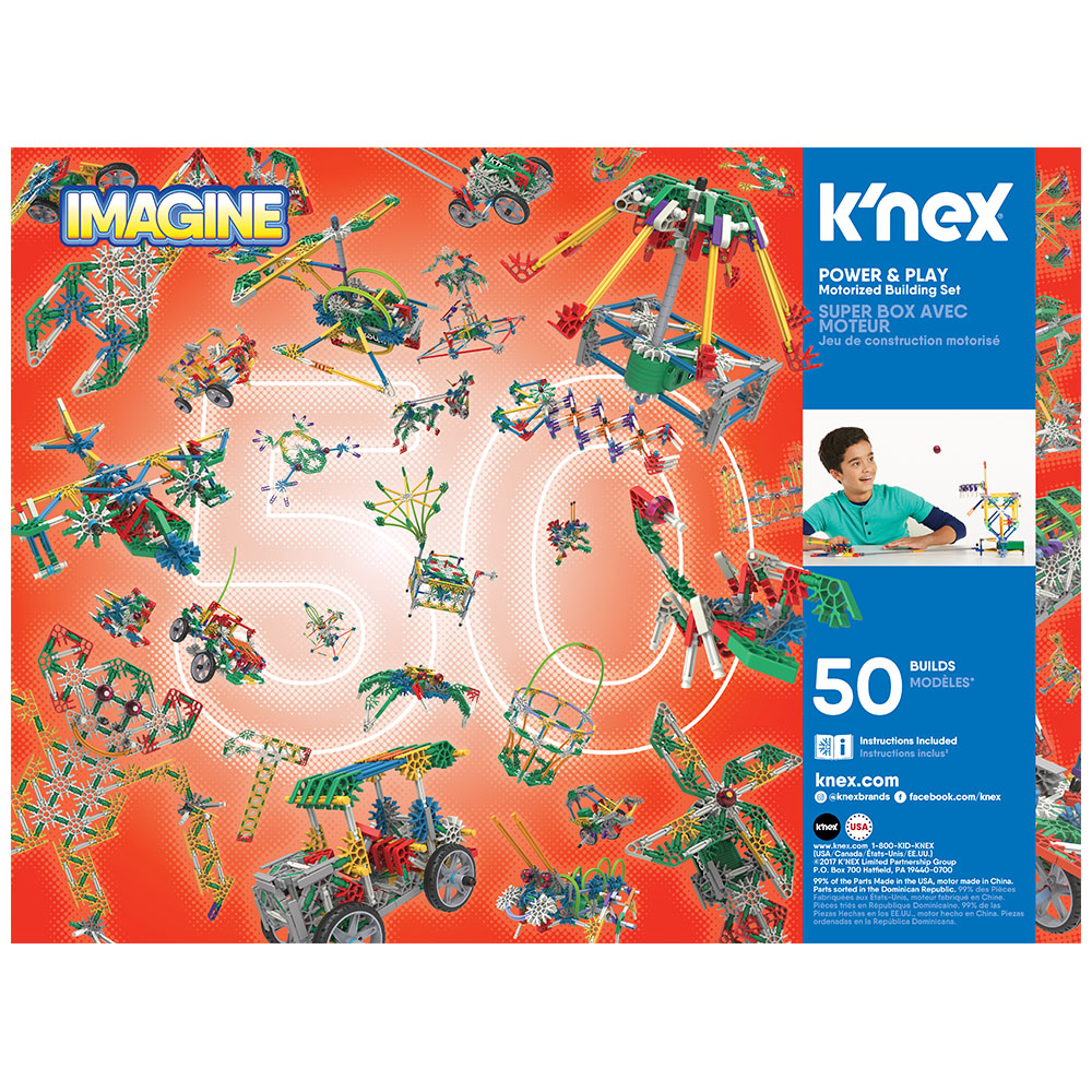 K'NEX 529 Parça 50 Model Set (Motorlu) 23012