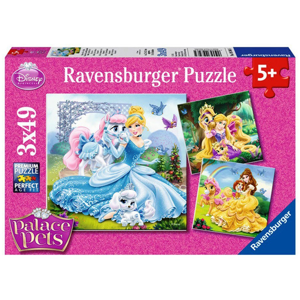 Ravensburger 3 x 49 Parça Çocuk Puzzle Cinderella