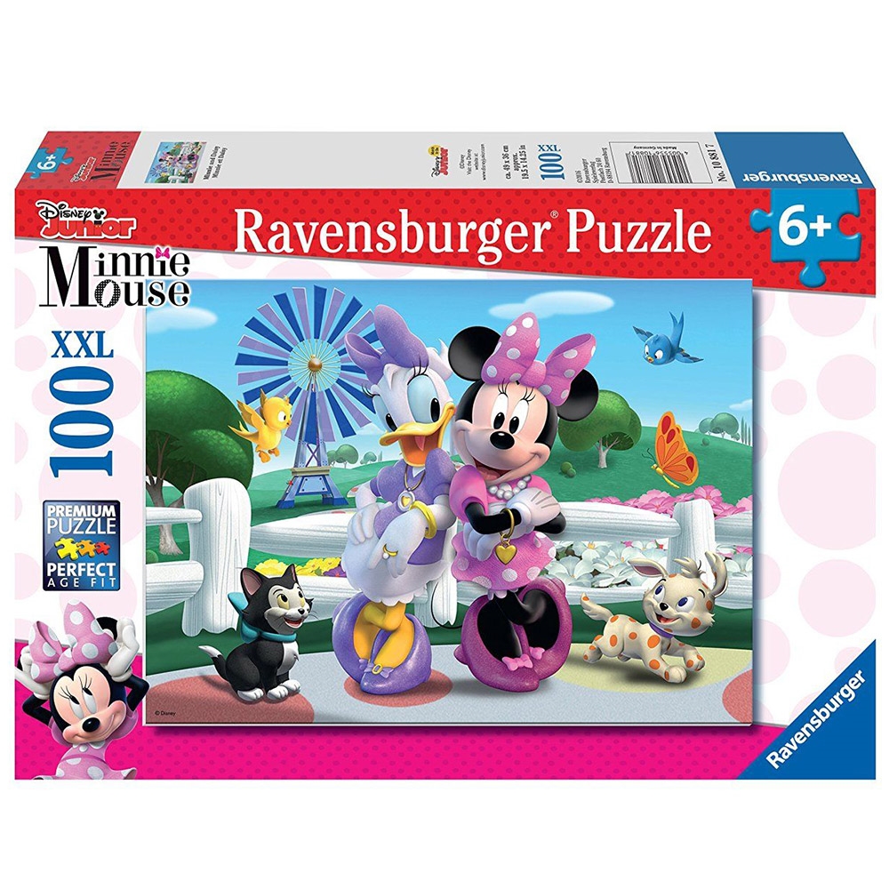 Ravensburger 100 Parça Çocuk Puzzle Minnie Mouse