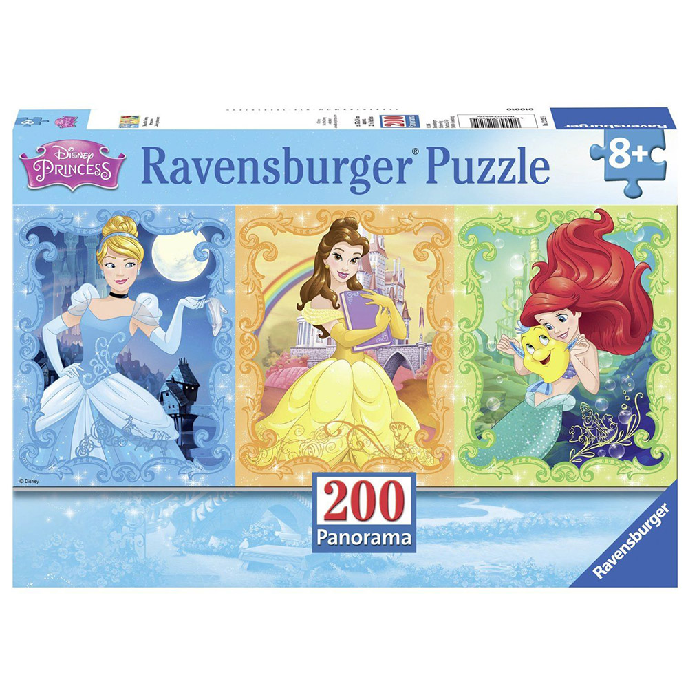 Ravensburger 200 Parça Çocuk Puzzle WD Prensesler