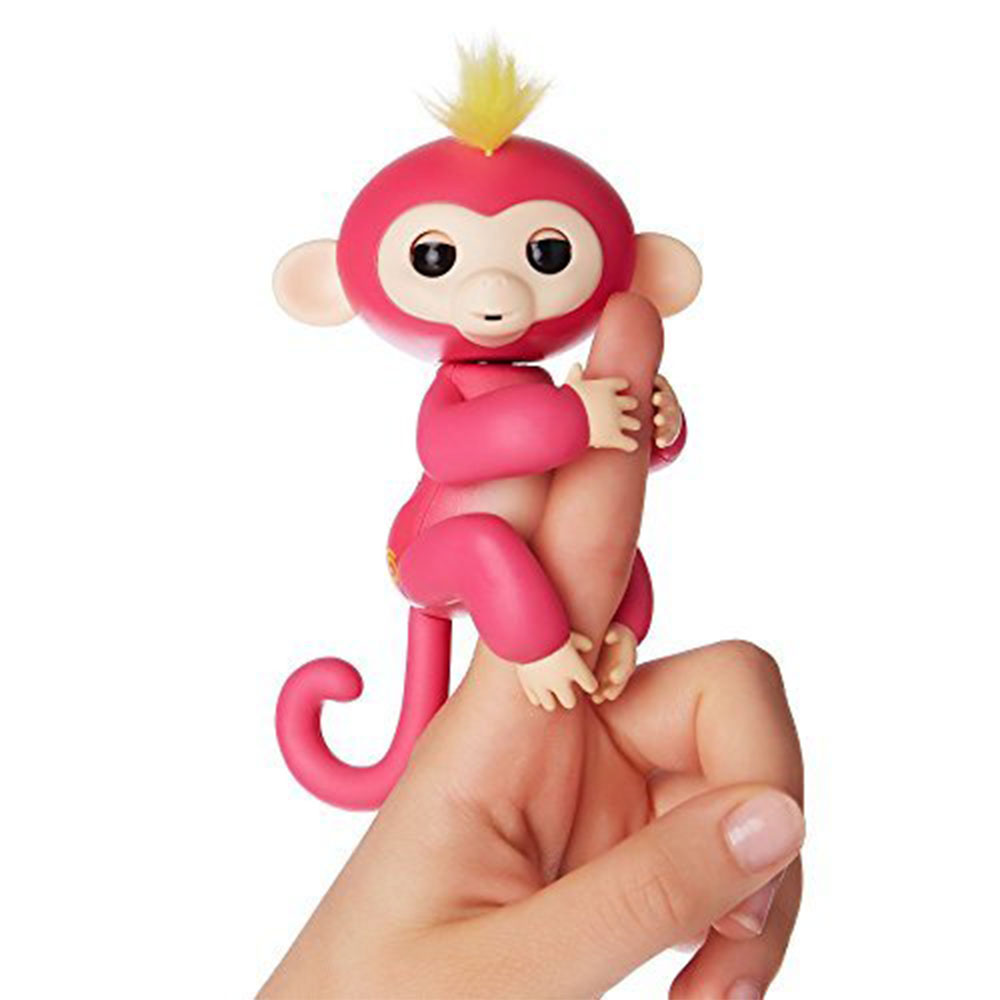 Happy Monkey İnteraktif Parmak Maymunu Pembe