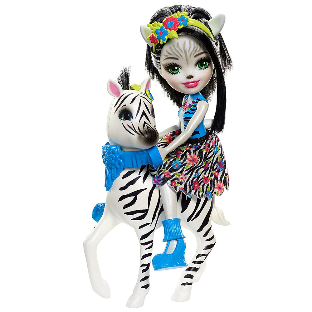 Enchantimals Zelene Zebra Ve Hoofette Oyun Seti