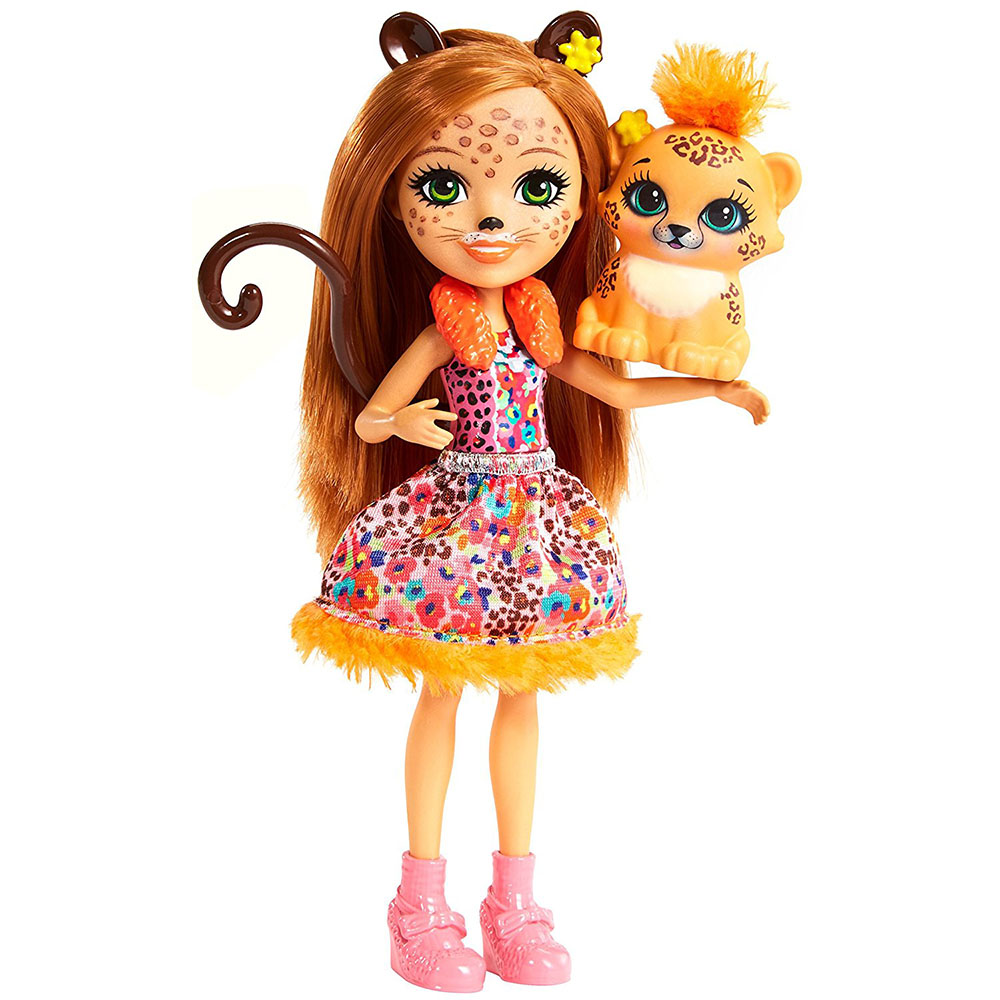 Enchantimals Cherish Cheetah Popüler Karakter Bebek