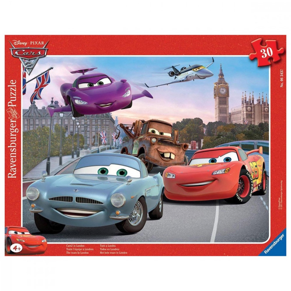 Ravensburger 30 Parça Çocuk Puzzle WD Cars | Loco Poco Oyuncak