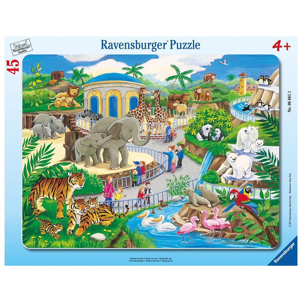Ravensburger 45 Parça Çocuk Puzzle Hayvanat Bahçesi