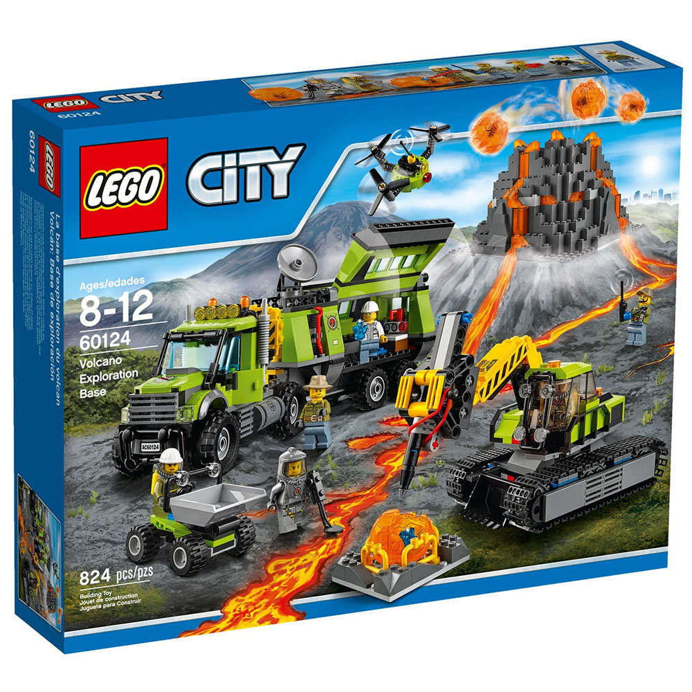 Lego City Volcano Exp Base 60124