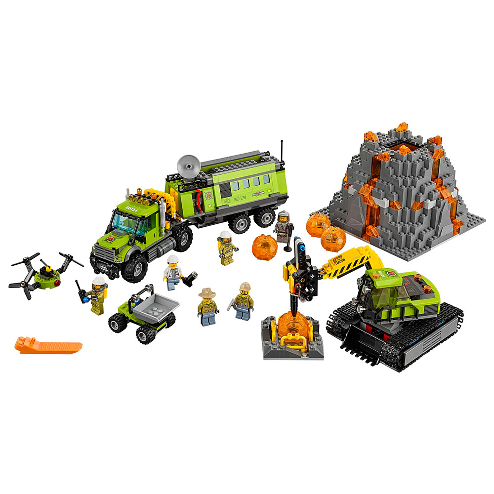 Lego City Volcano Exp Base 60124