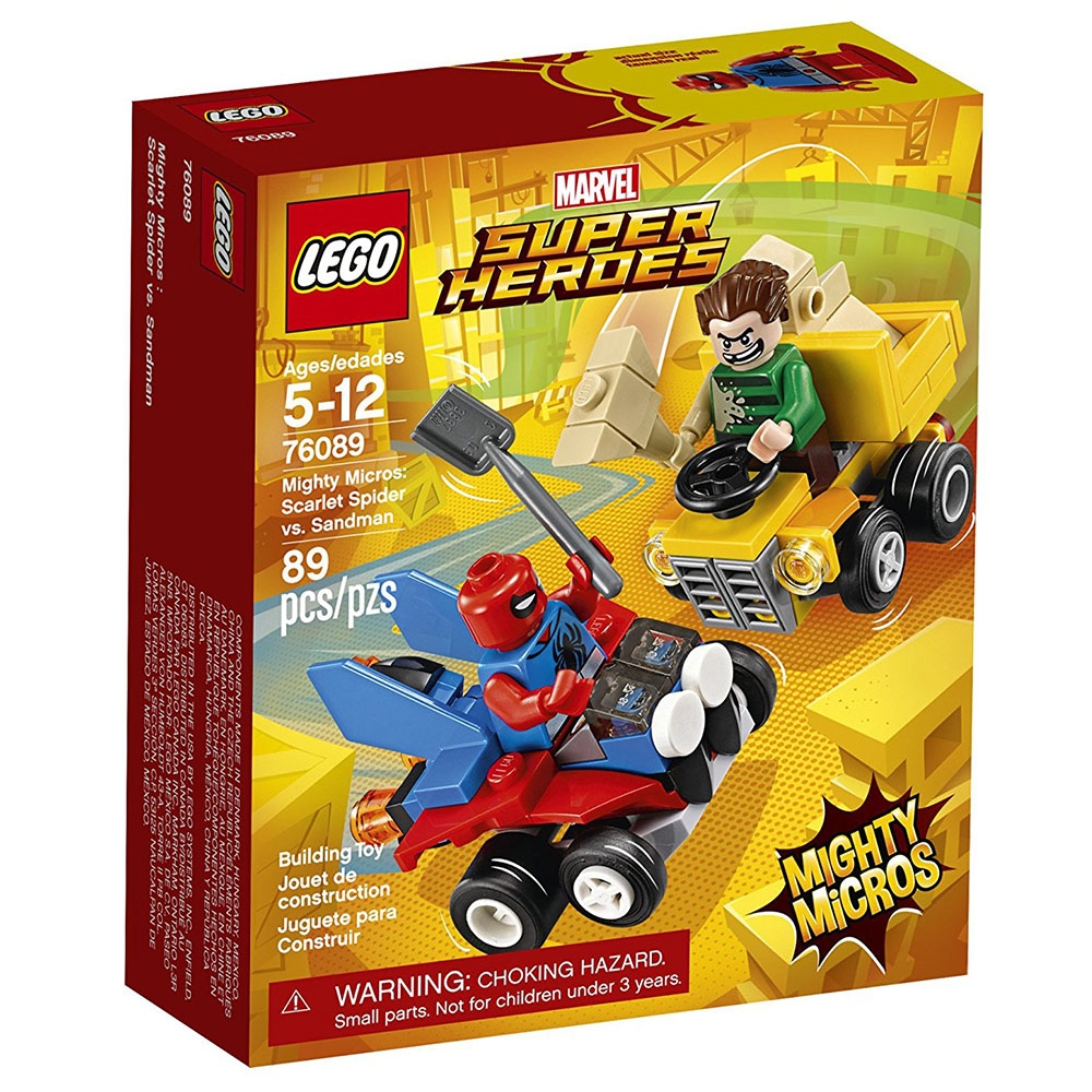 Lego Super Heroes Scarlet Spider vs Sandsman 76089