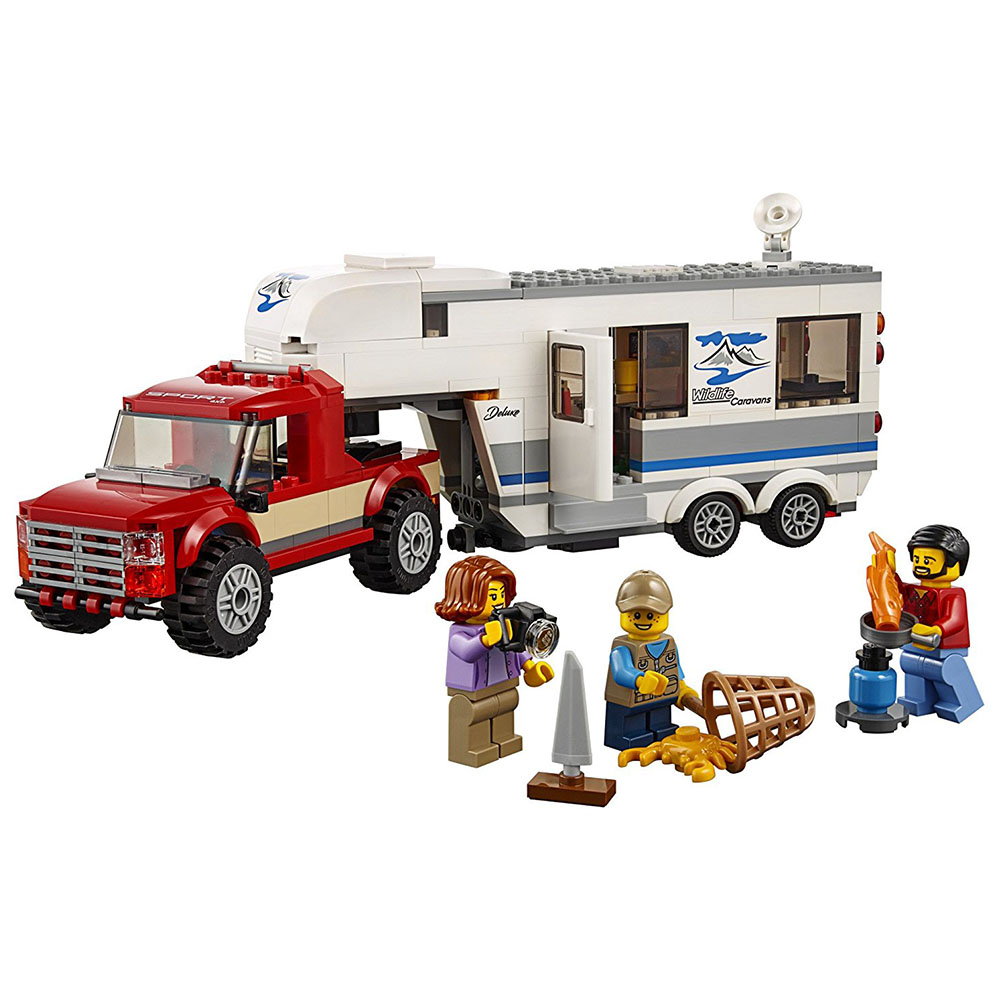 Lego City Pickup & Caravan 60182
