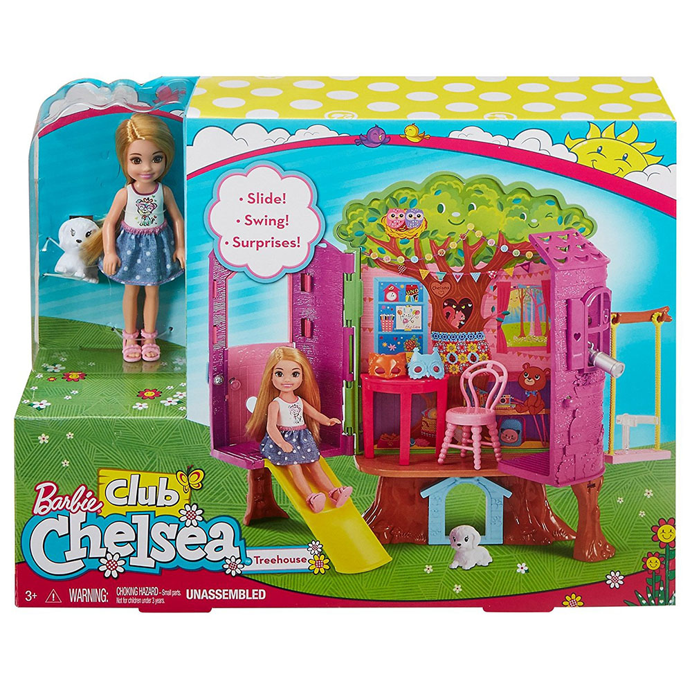 Barbie Club Chelsea'nin Ağaç Evi FPF83