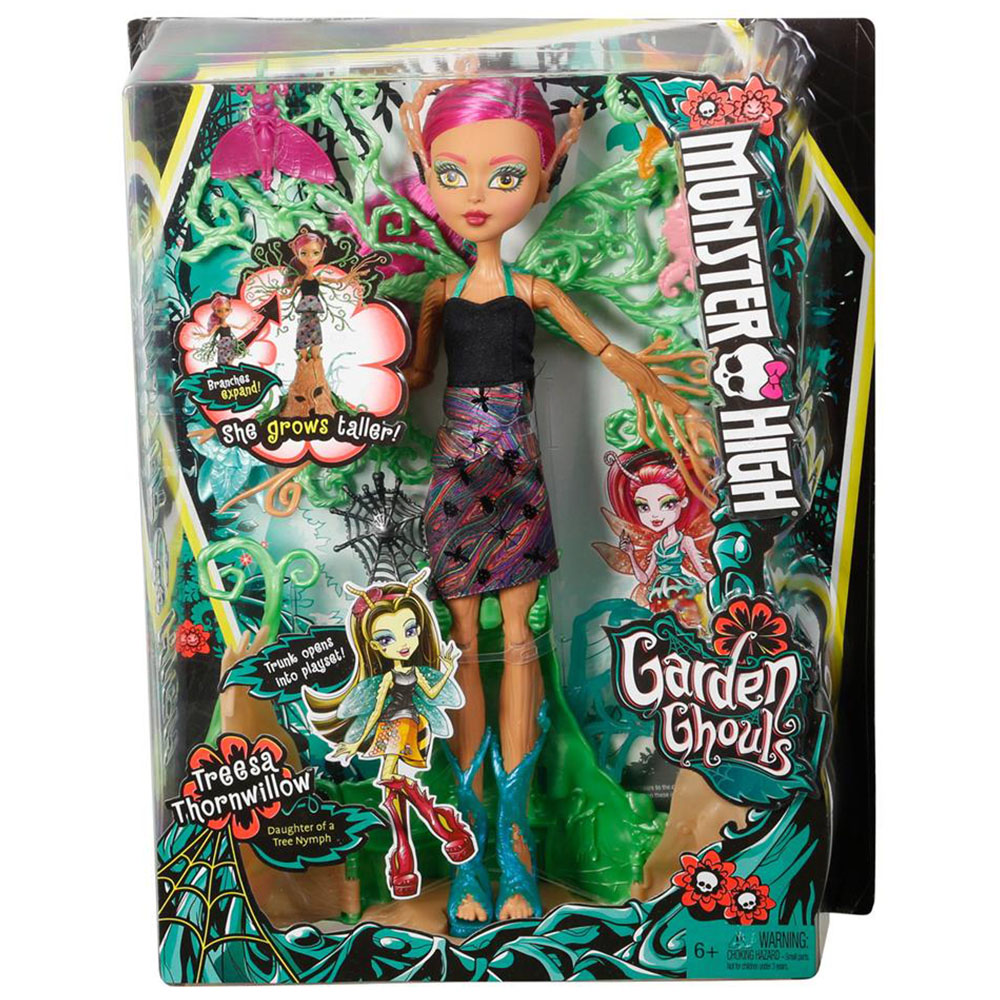 Monster High Acayip Bahçe Treesa Thornwillow Figür Bebek
