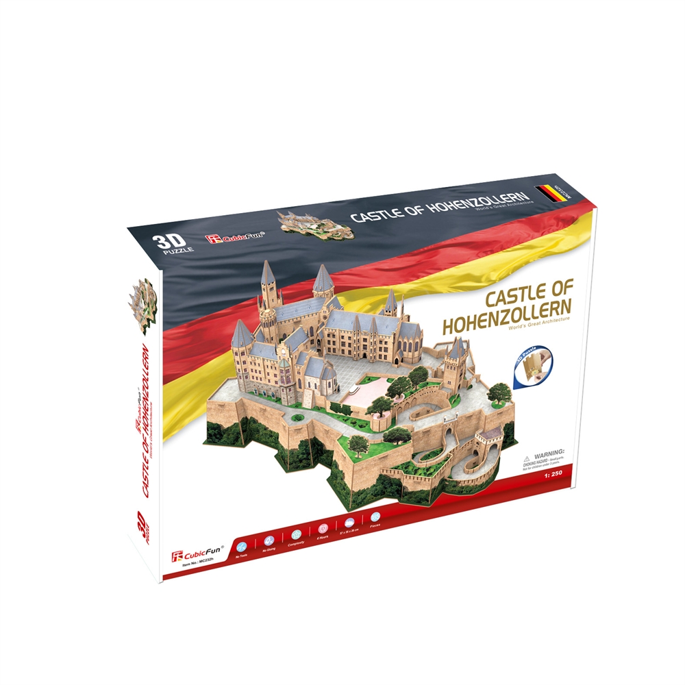 Cubic Fun 3D 185 Parça Puzzle Hohenzollern Şatosu Almanya