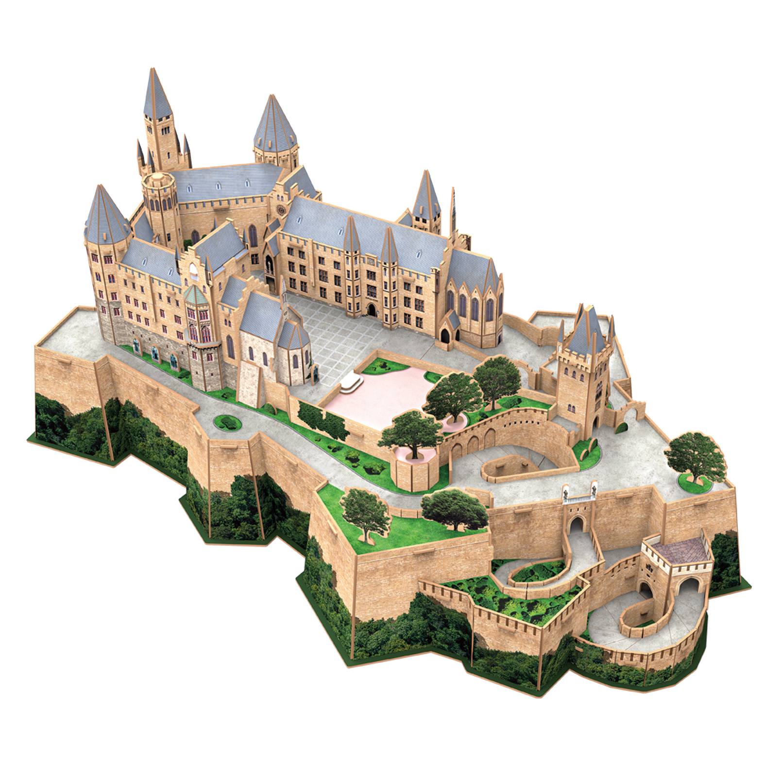 Cubic Fun 3D 185 Parça Puzzle Hohenzollern Şatosu Almanya