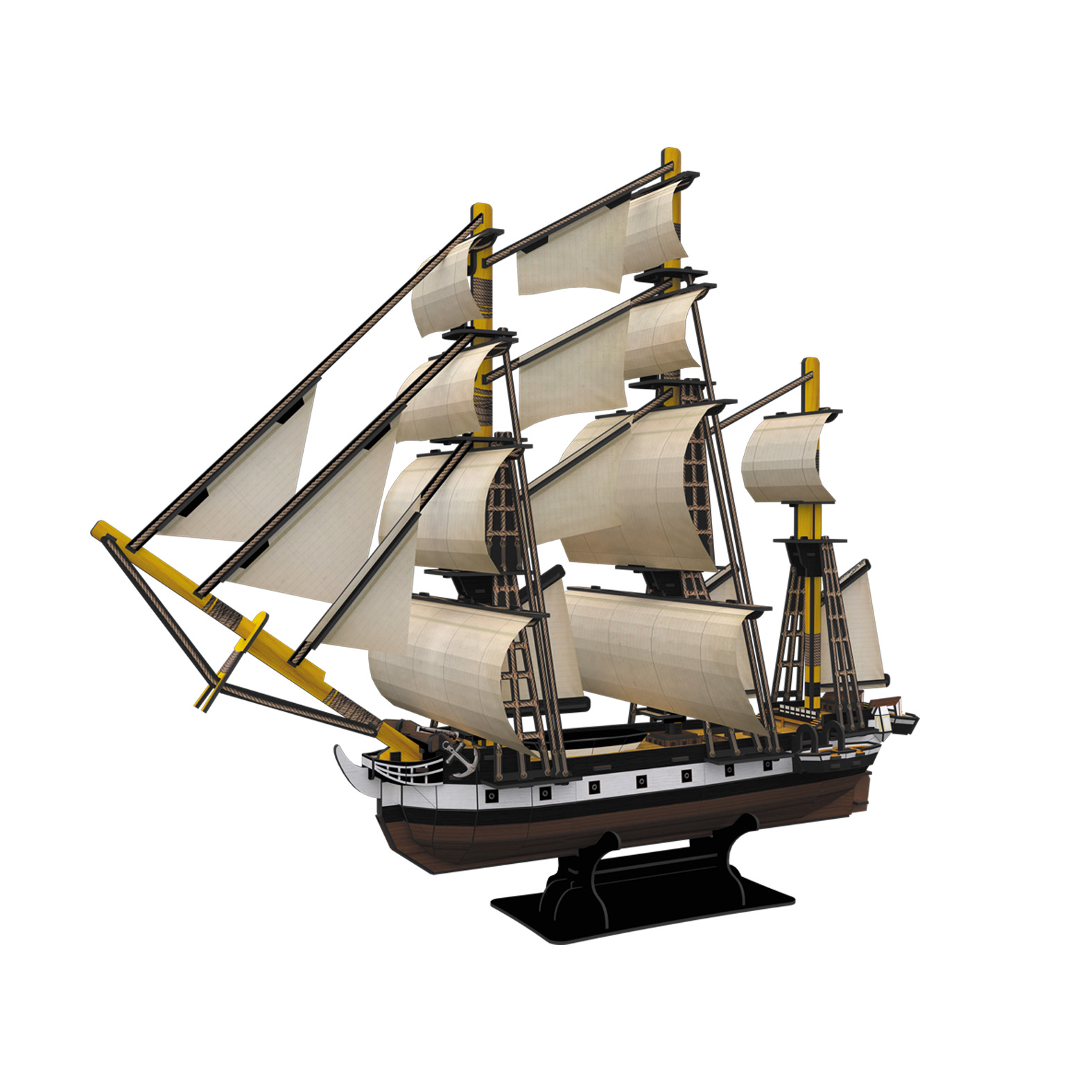 Cubic Fun 3D 186 Parça Puzzle HMS Beagle Gemisi