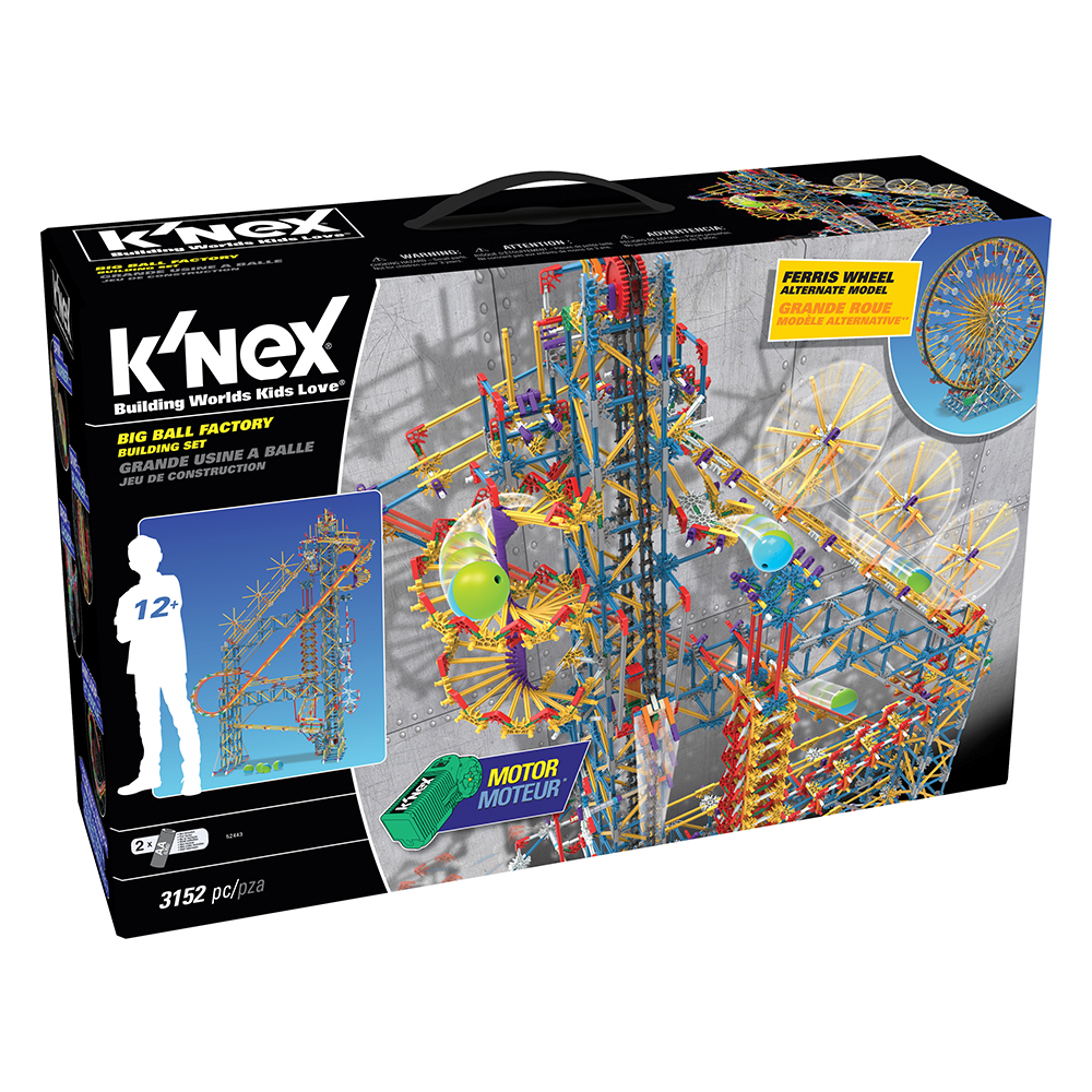 K’Nex Big Ball Factory Seti (Motorlu)Thrill Rides Knex 52443