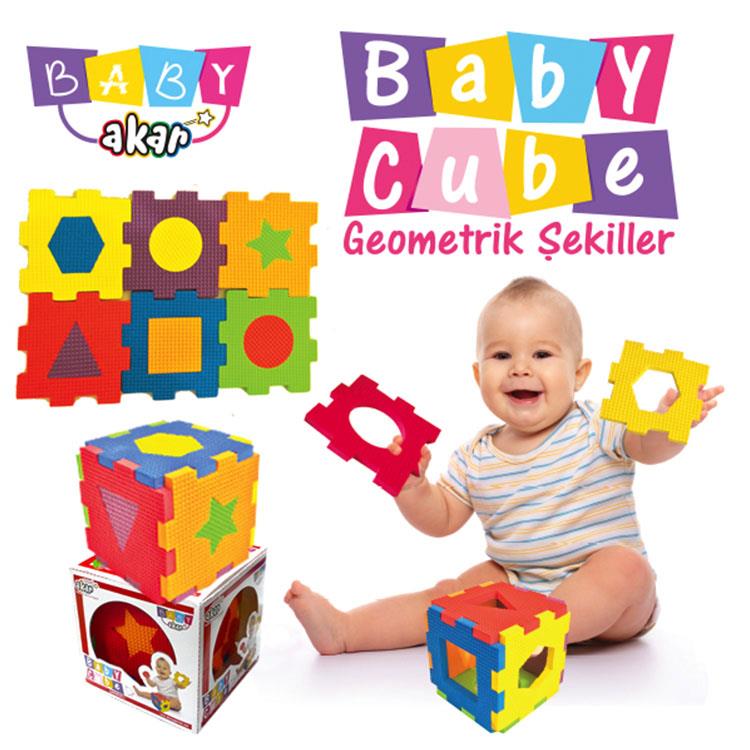 Akar Oyuncak Çıngıraklı Bebek Küpü