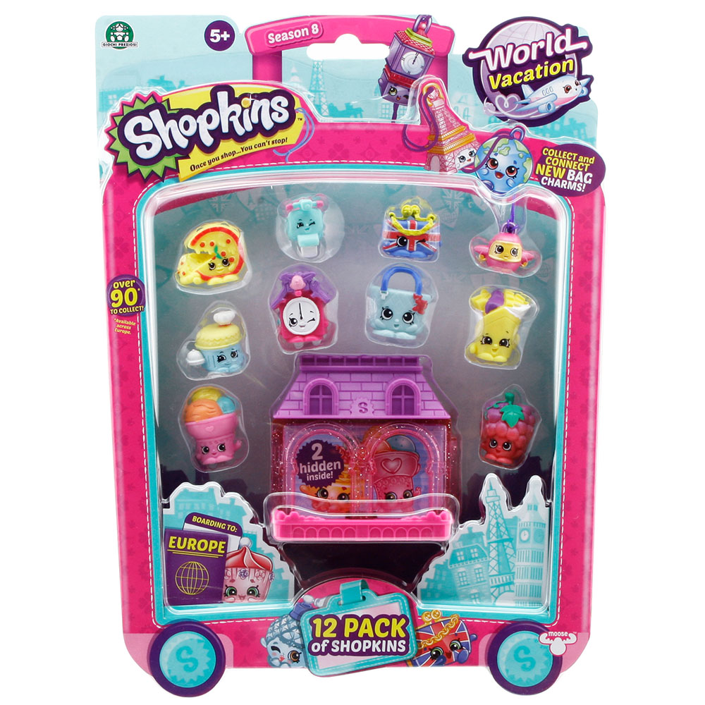 Shopkins Cicibiciler Avrupa'ya Seyahat 12'li Figür Seti Model 4