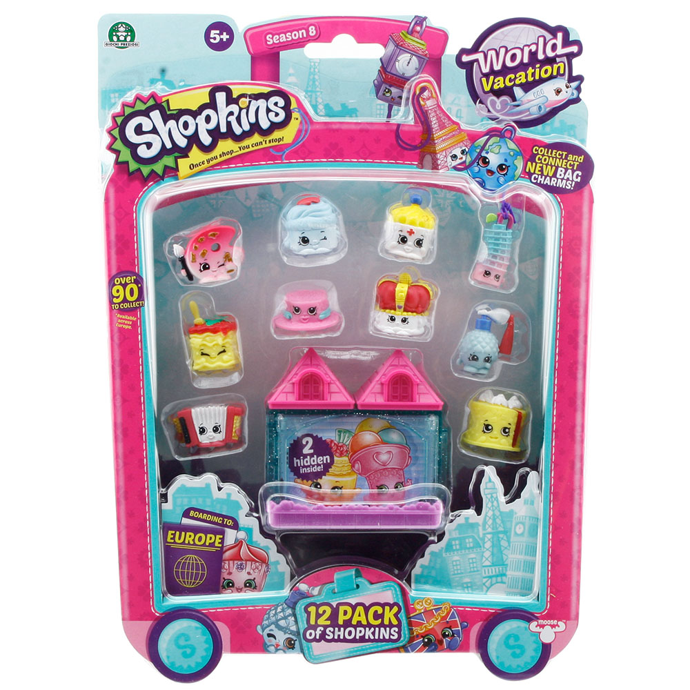 Shopkins Cicibiciler Avrupa'ya Seyahat 12'li Figür Seti Model 5