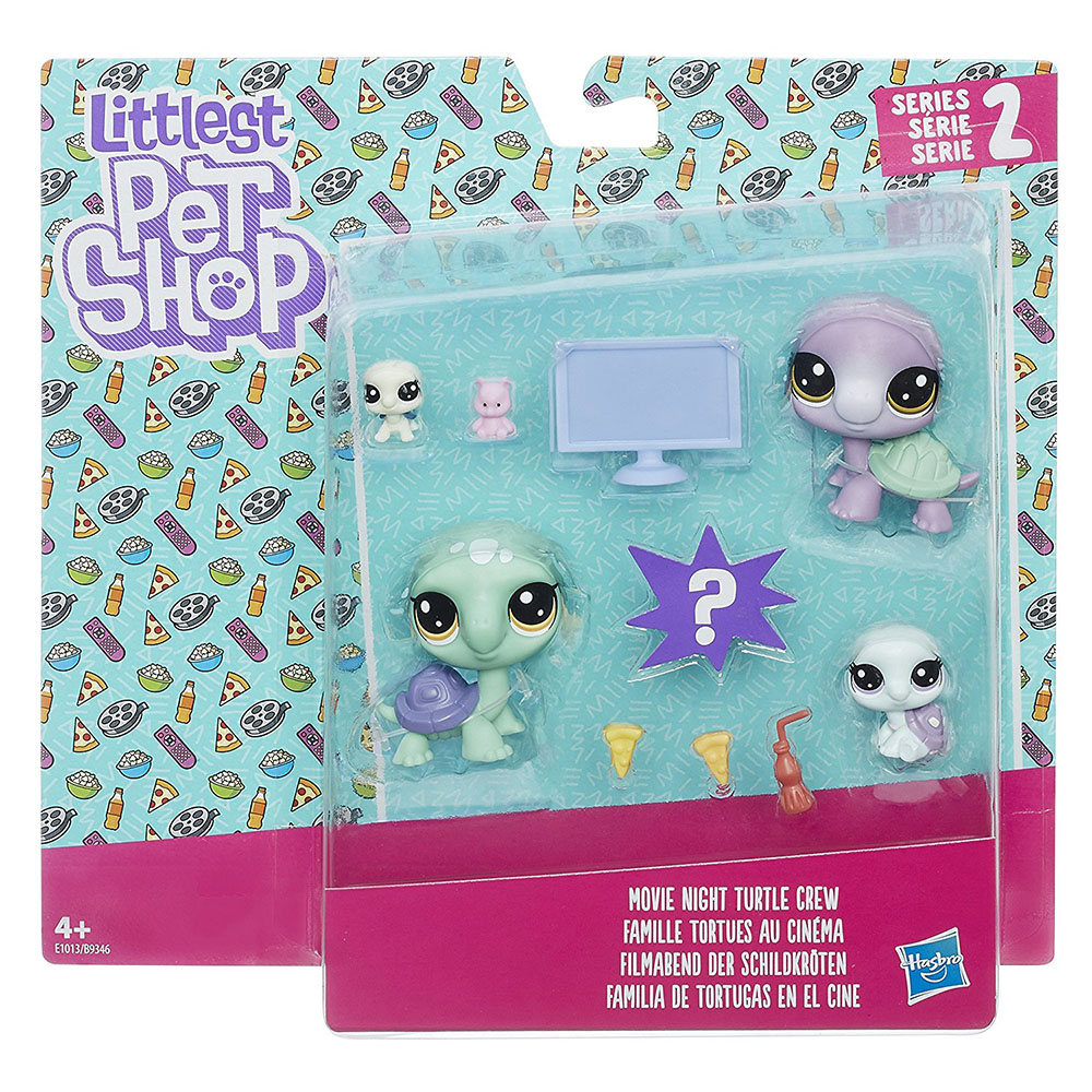 Pet Shop Minişler Movie Night Turtle Crew Miniş Ailesi