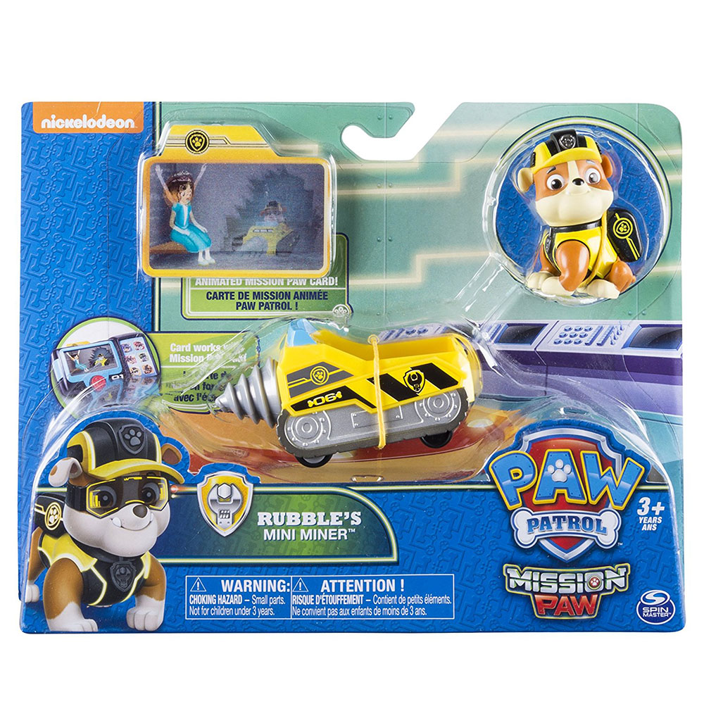 Paw Patrol Rubble Mini Miner Özel Görev Aracı