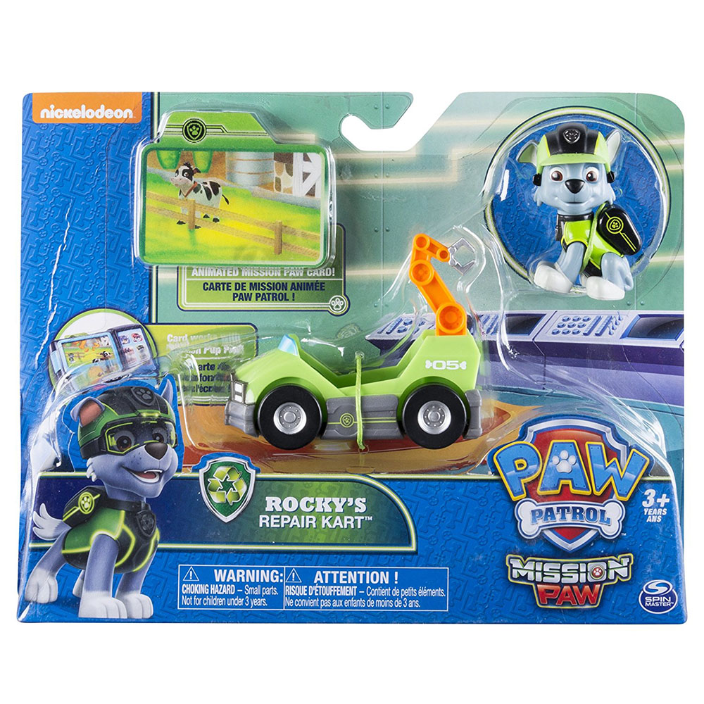 Paw Patrol Rocky Repair Kart Özel Görev Aracı
