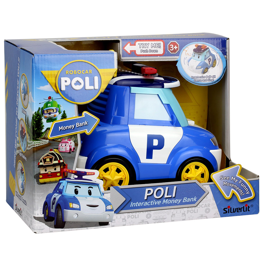 Robocar Poli Elektronik Araç Kumbara
