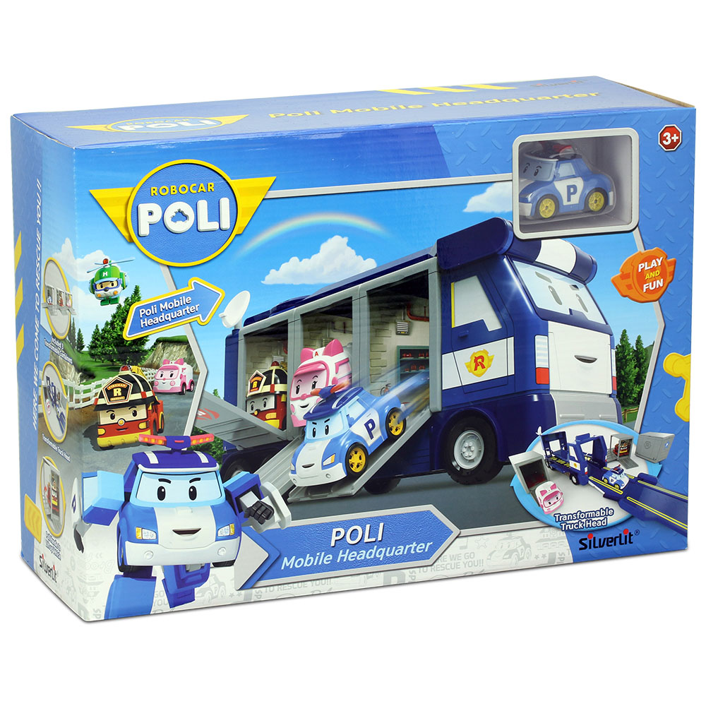 Robocar Poli Ana Merkez Mobil Araç Oyun Seti