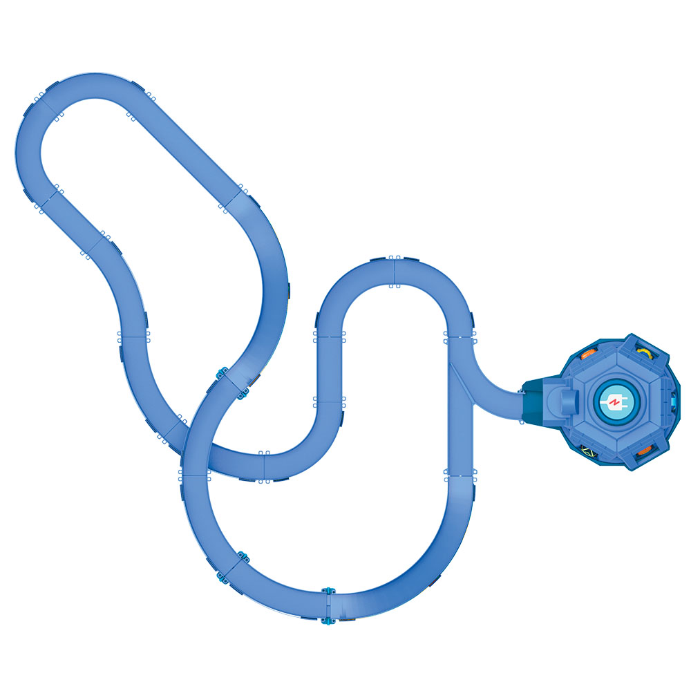 Robocar Poli Çoklu Fırlatıcılı Yol Seti