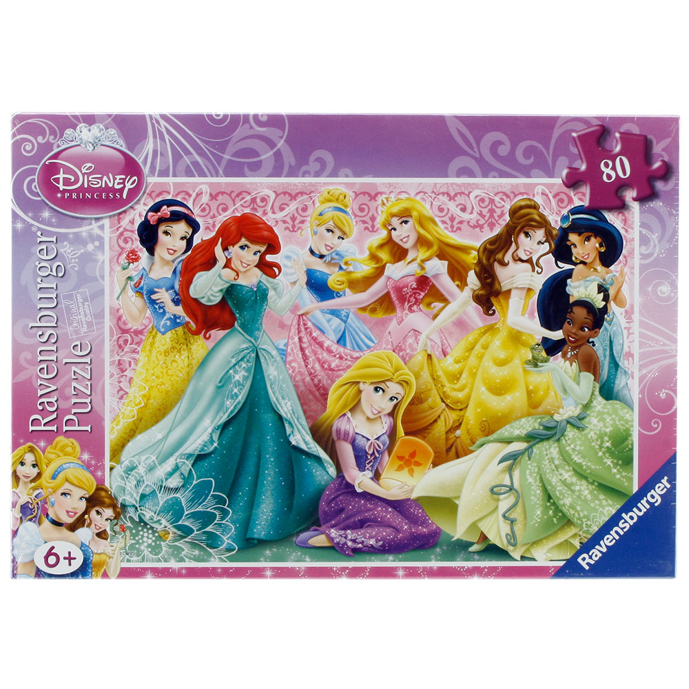 Ravensburger 80 Parça Disney Prensesleri Çocuk Puzzle 109258