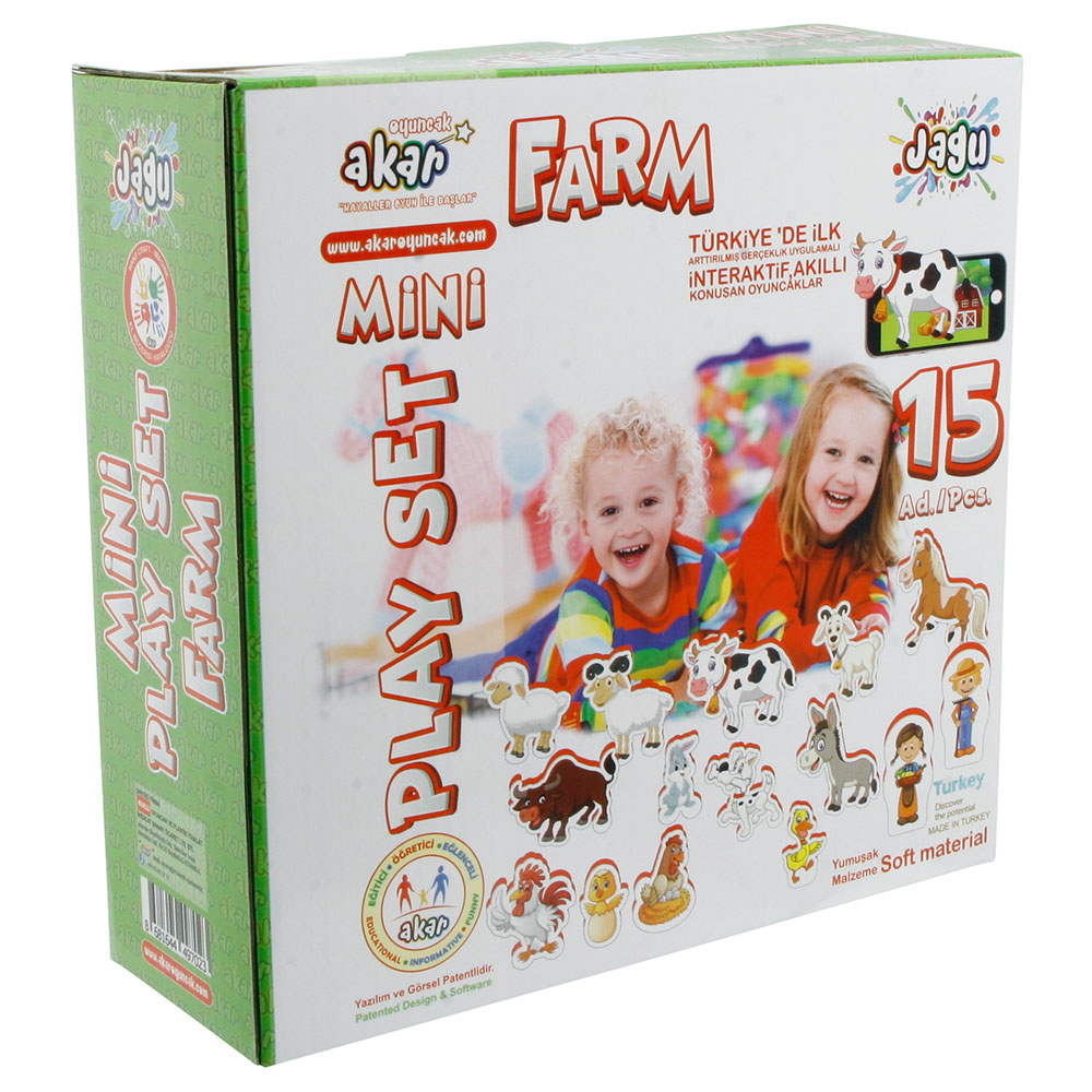 Akar Jagu Konuşan Oyuncak Mini Play Set Çiftlik