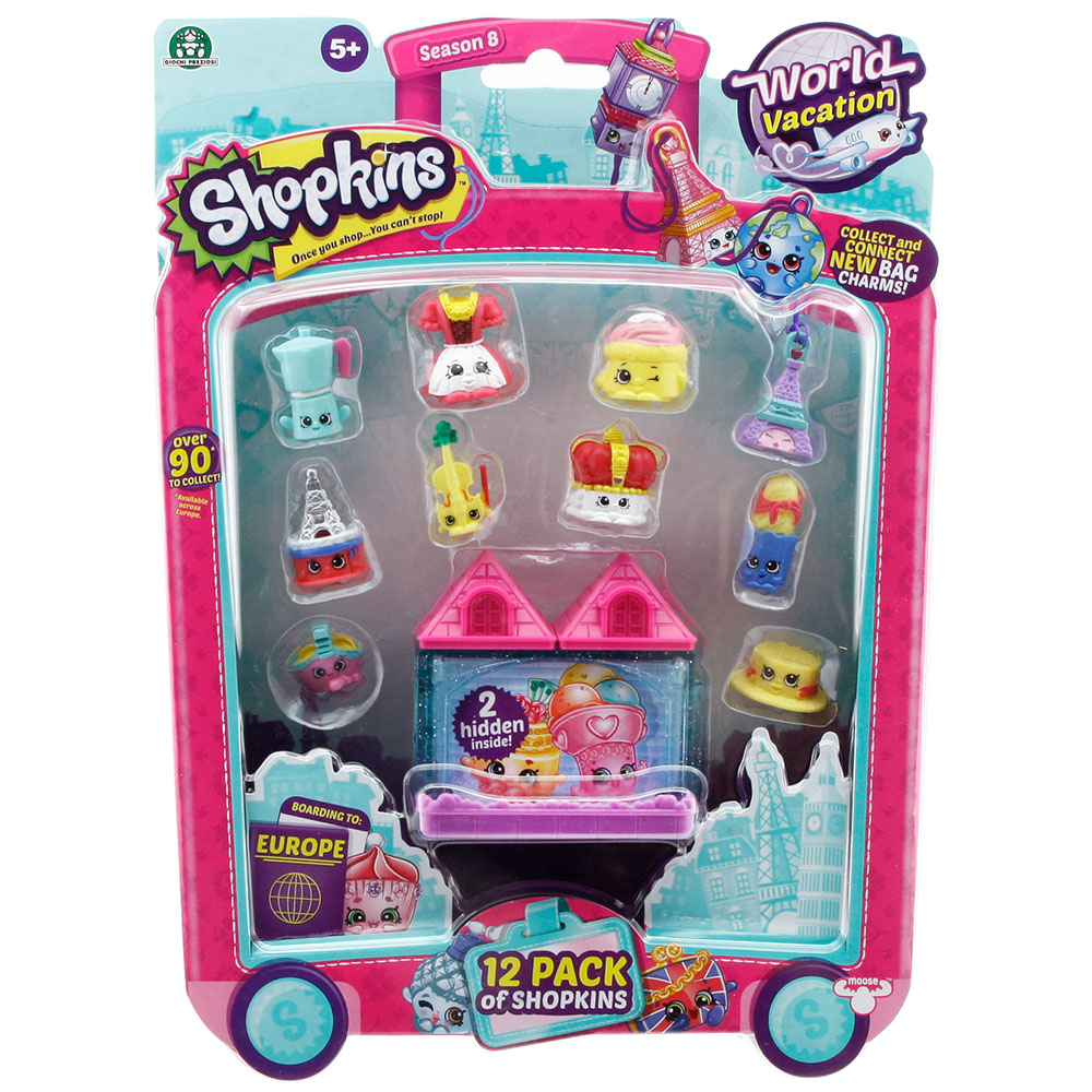 Shopkins Cicibiciler Avrupa'ya Seyahat 12'li Figür Seti Model 2