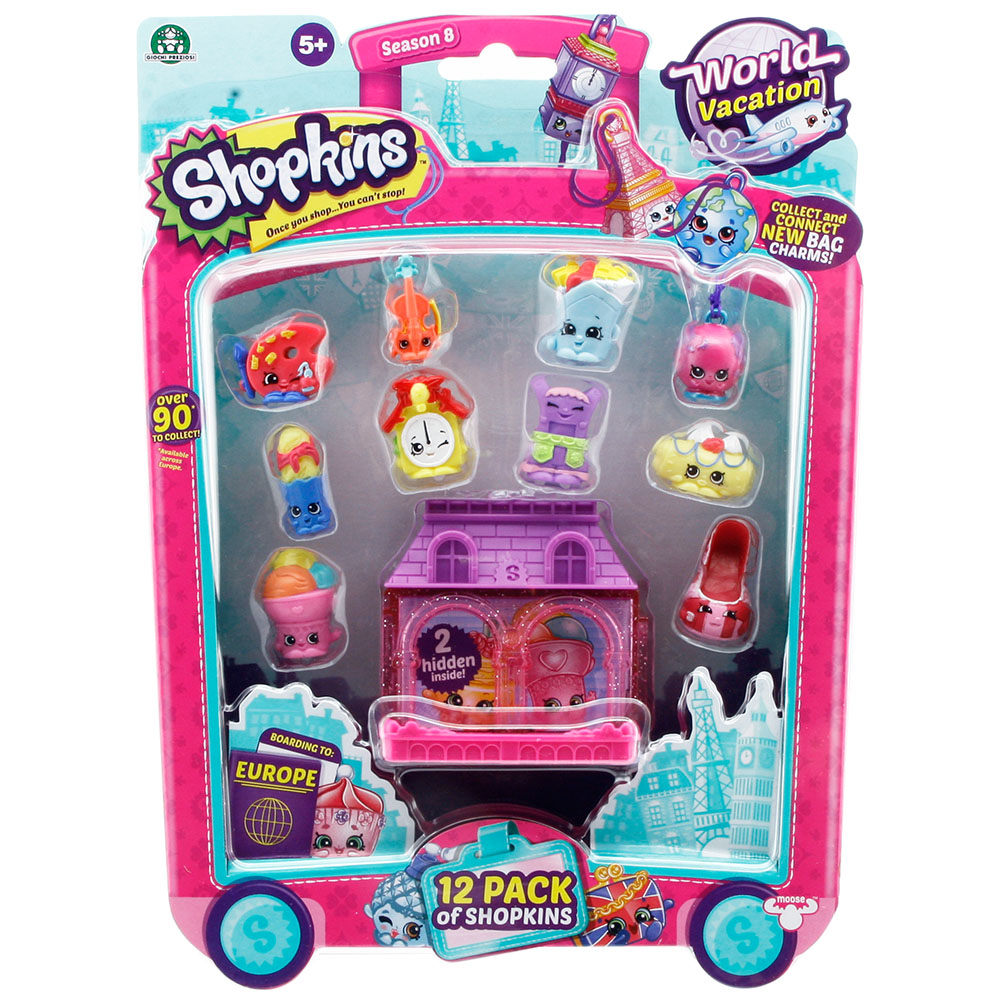 Shopkins Cicibiciler Avrupa'ya Seyahat 12'li Figür Seti Model 3