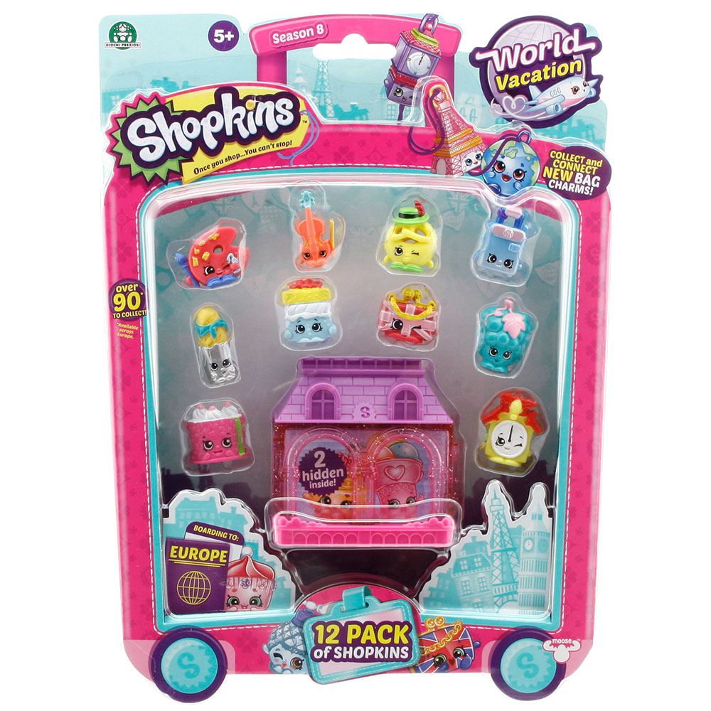 Shopkins Cicibiciler Avrupa'ya Seyahat 12'li Figür Seti Model 6