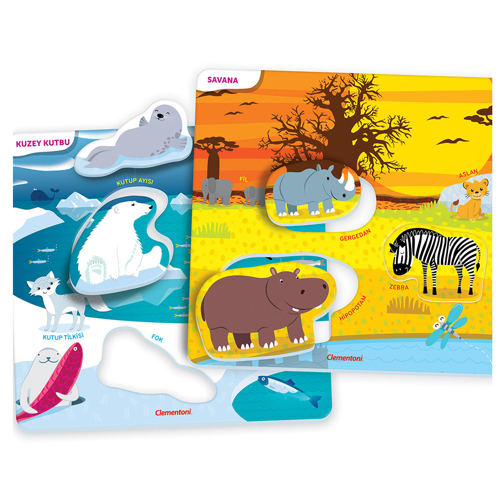 Clementoni Oyna ve Öğren Nerede Yaşarlar?