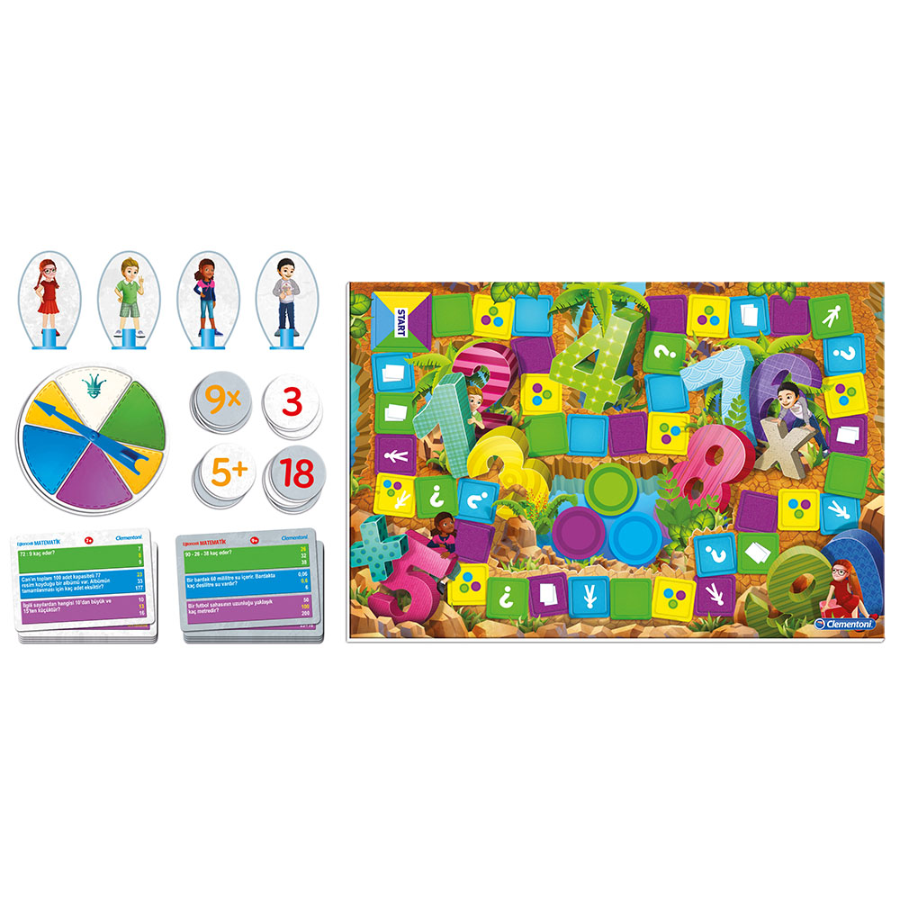 Clementoni Oyna ve Öğren Eğlenceli Matematik Oyun Seti