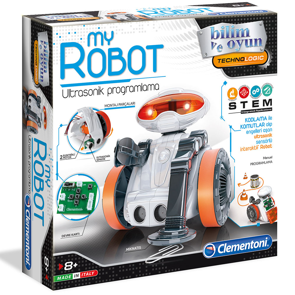Clementoni Bilim ve Oyun My Robot Oyun Seti