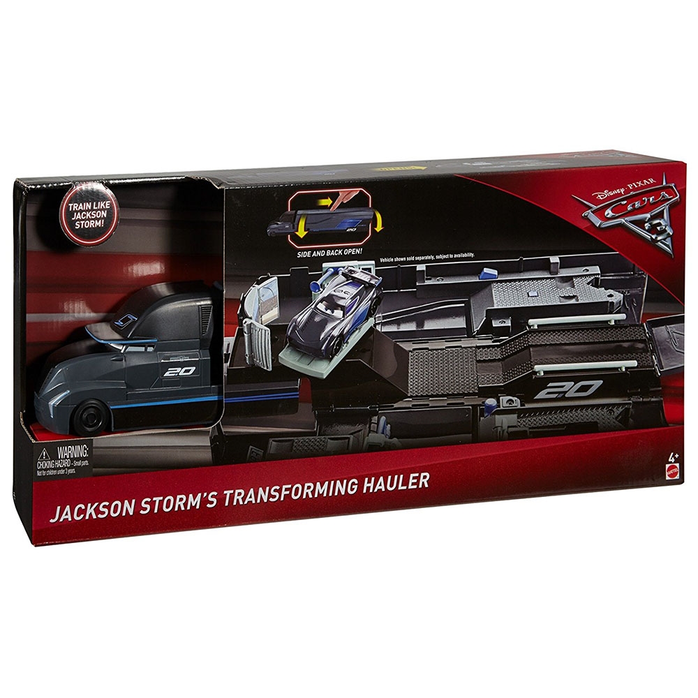 s1860 カーズ JACKSON STORM'S TRANFORMING Cars 3 Jackson Storm Taşıyıcı Tır| Loco Poco Oyuncak
