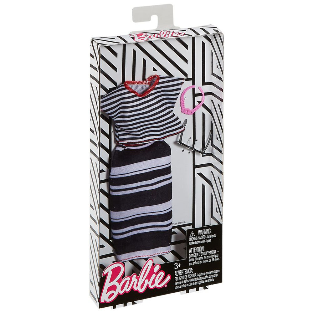 Barbie Fashions Elbiseli Aksesuar Seti FKR97