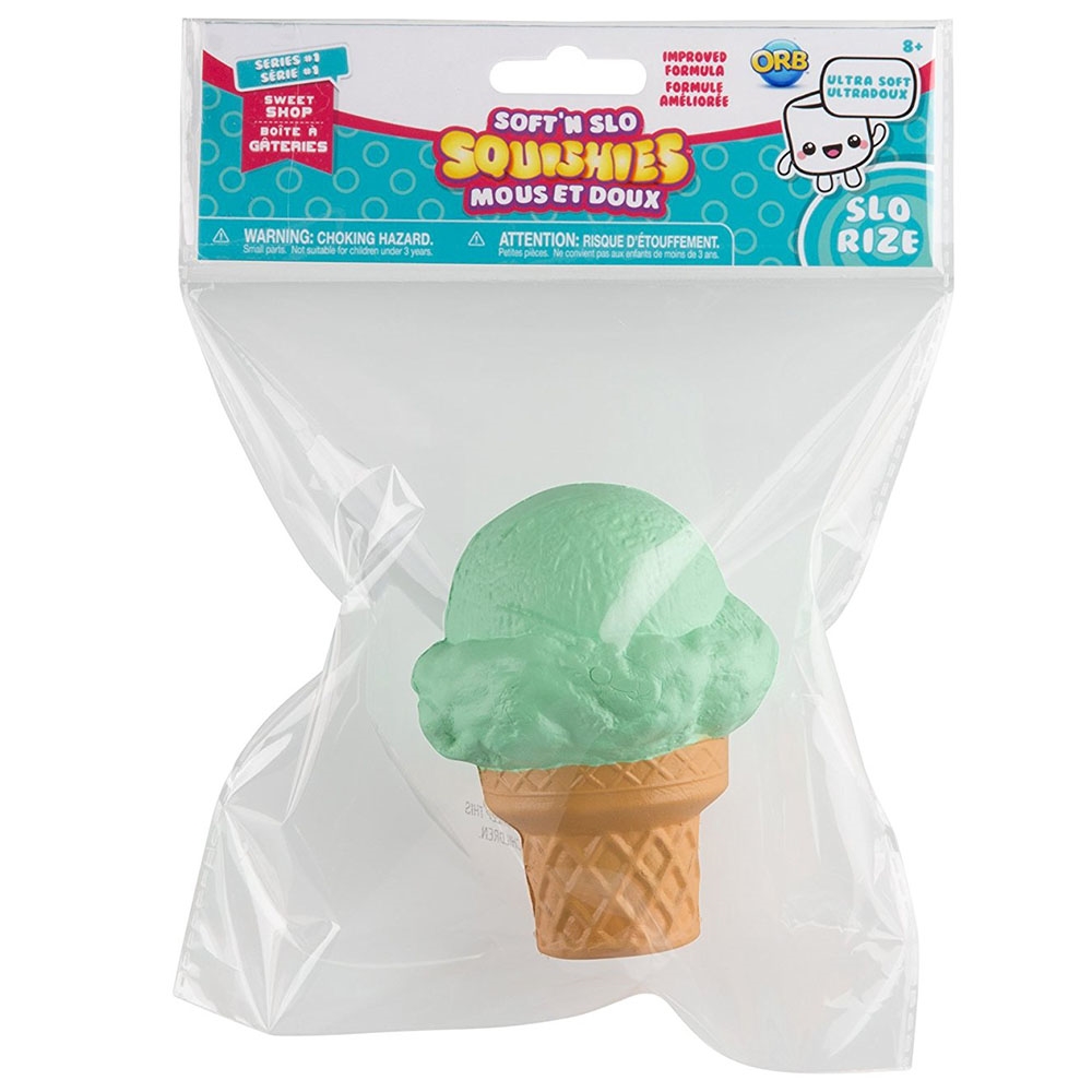 Soft'n Slo Squishies Mint Ice Cream Cone